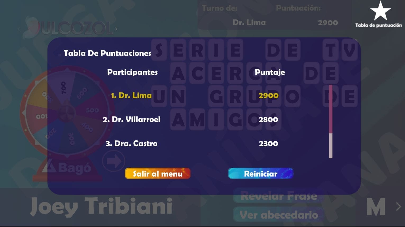 Ruleta Bagó - TodoGames Studios